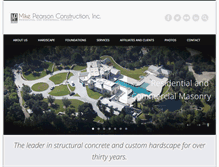 Tablet Screenshot of mikepearsonconstruction.com